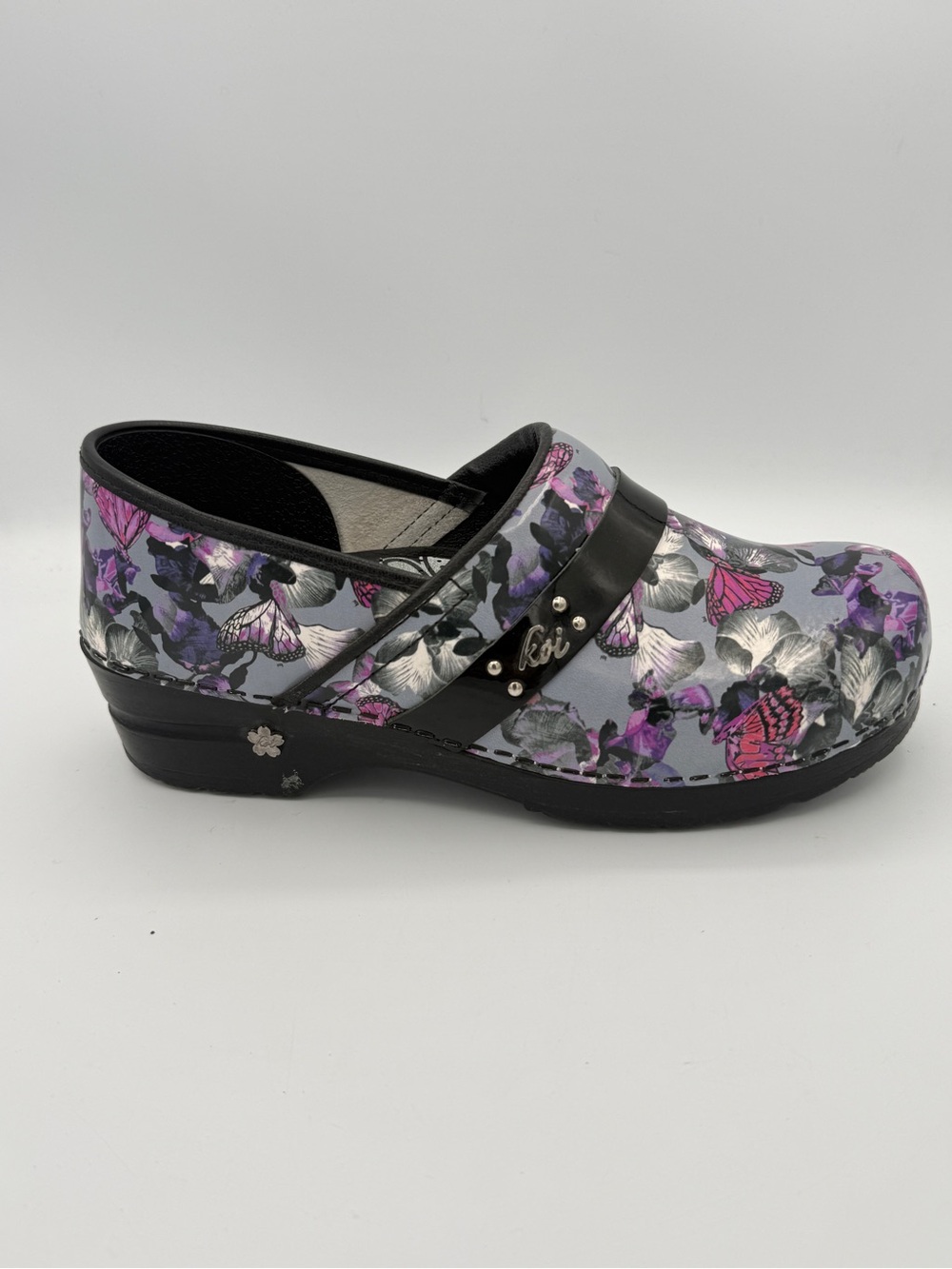 Koi by Sanita Professional Orchid Nursing Butterfly Clogs Comfort Whimsical 40